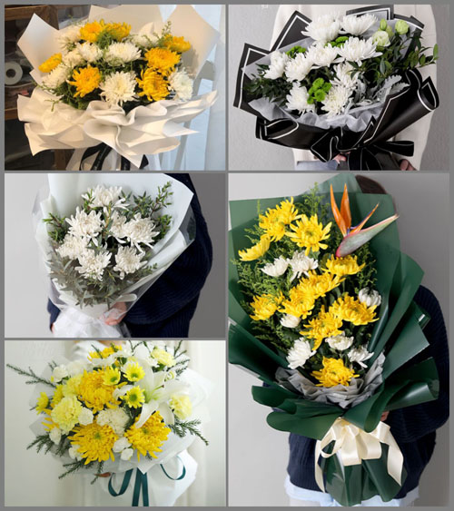 贵州安顺西秀区鸡场乡蒙蓬村白事花束代送